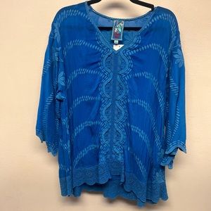 Johnny Was Top. Sz XL PRICE REDUCED!!!  Excellent value